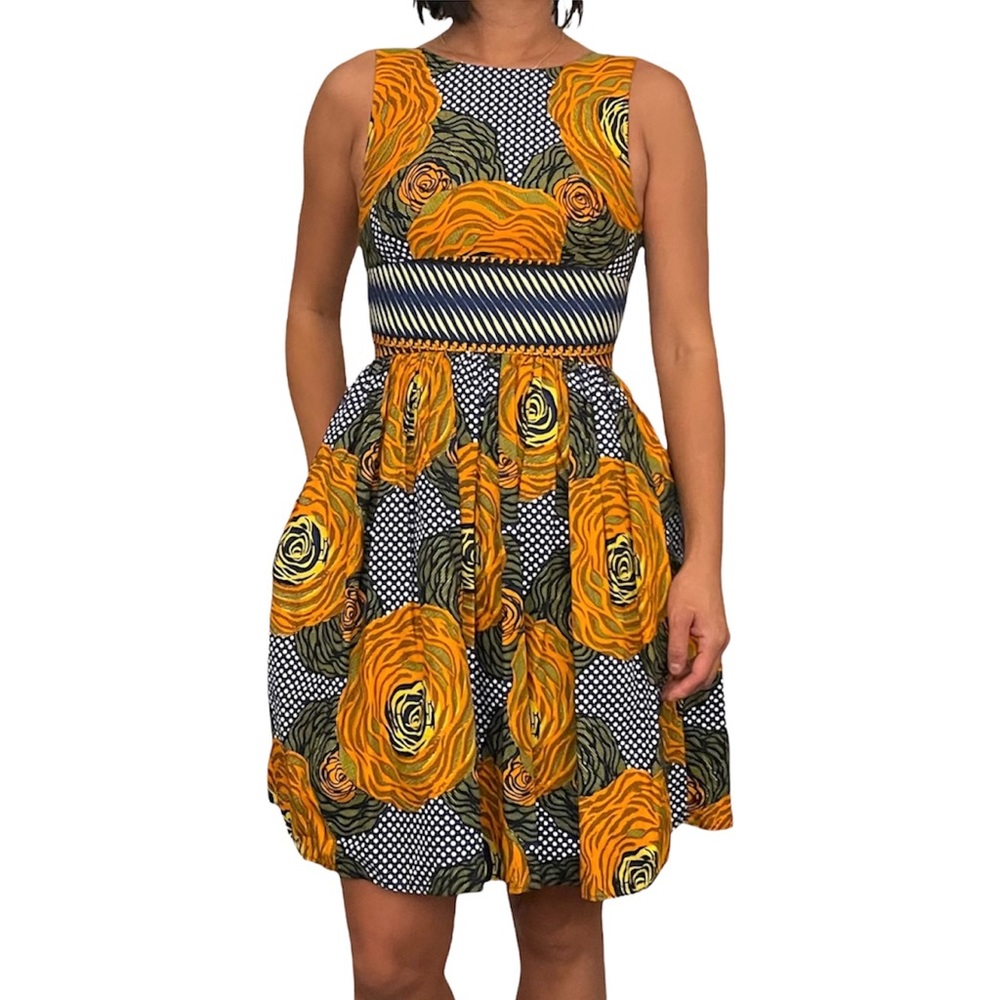 Patterned Anthropology Dress